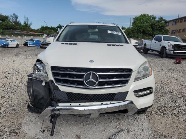 4JGDA5HB8EA295671 - 2014 MERCEDES-BENZ ML 350 4MATIC WHITE photo 5