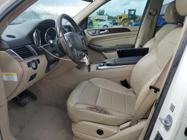4JGDA5HB8EA295671 - 2014 MERCEDES-BENZ ML 350 4MATIC WHITE photo 7