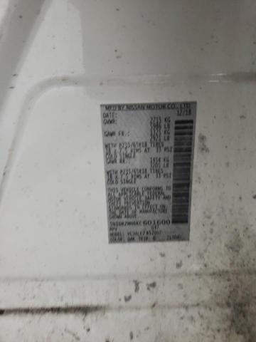 5N1DR2MN6KC601600 - 2019 NISSAN PATHFINDER S Սպիտակ լուսանկար 13