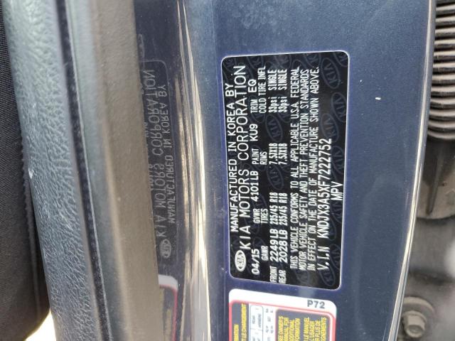 KNDJX3A5XF7222752 - 2015 KIA SOUL ! BLUE photo 12