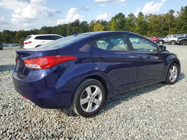 5NPDH4AE1DH367302 - 2013 HYUNDAI ELANTRA GLS BLUE photo 3