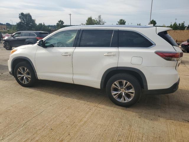 5TDKKRFH3ES031302 - 2014 TOYOTA HIGHLANDER XLE თეთრი ფოტო 2