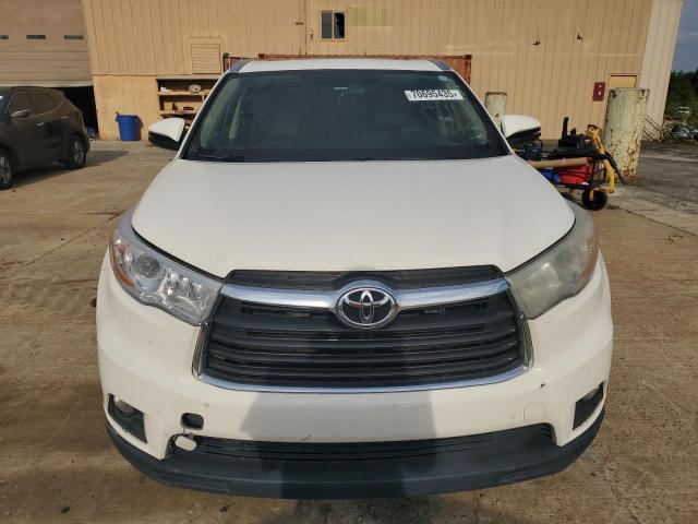 5TDKKRFH3ES031302 - 2014 TOYOTA HIGHLANDER XLE თეთრი ფოტო 5