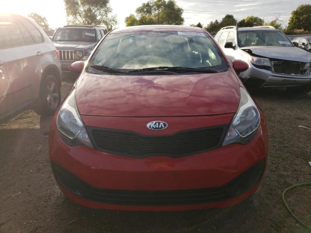 KNADM4A33D6288943 - 2013 KIA RIO LX RED photo 5