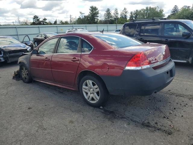 2G1WB5EK4B1158918 - 2011 CHEVROLET IMPALA LT MAROON photo 2