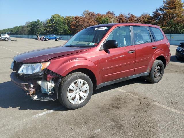 JF2SH6AC4AH732052 - 2010 SUBARU FORESTER 2.5X RED photo 1