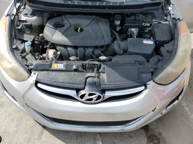 KMHDH4AE3DU721998 - 2013 HYUNDAI ELANTRA GLS SILVER photo 11