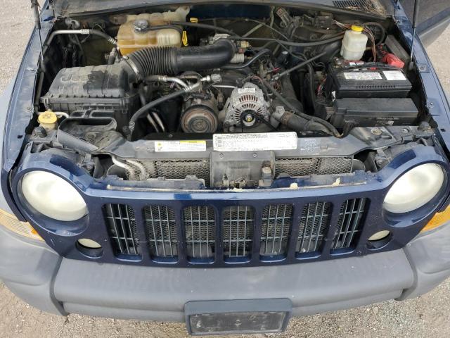 1J4GL48KX6W275796 - 2006 JEEP LIBERTY SPORT Blau Foto 12
