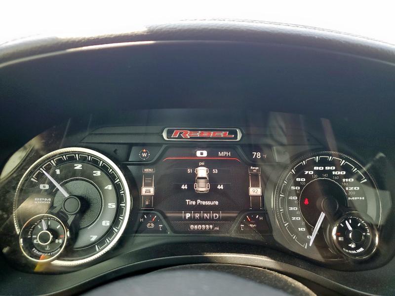 1C6SRFLT7LN379228 - 2020 RAM 1500 REBEL GRAY photo 9