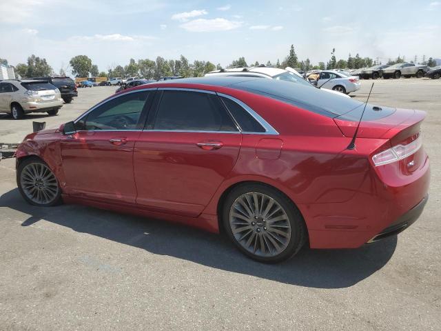 3LN6L2G90DR806570 - 2013 LINCOLN MKZ RED photo 2