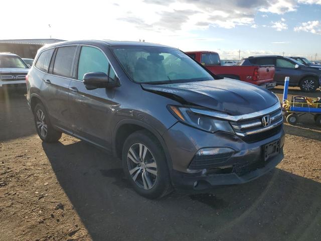 5FNYF6H5XHB086144 - 2017 HONDA PILOT EXL GRAY photo 4