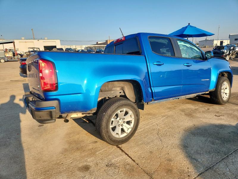 1GCGSCEA0N1300828 - 2022 CHEVROLET COLORADO LT BLUE photo 3