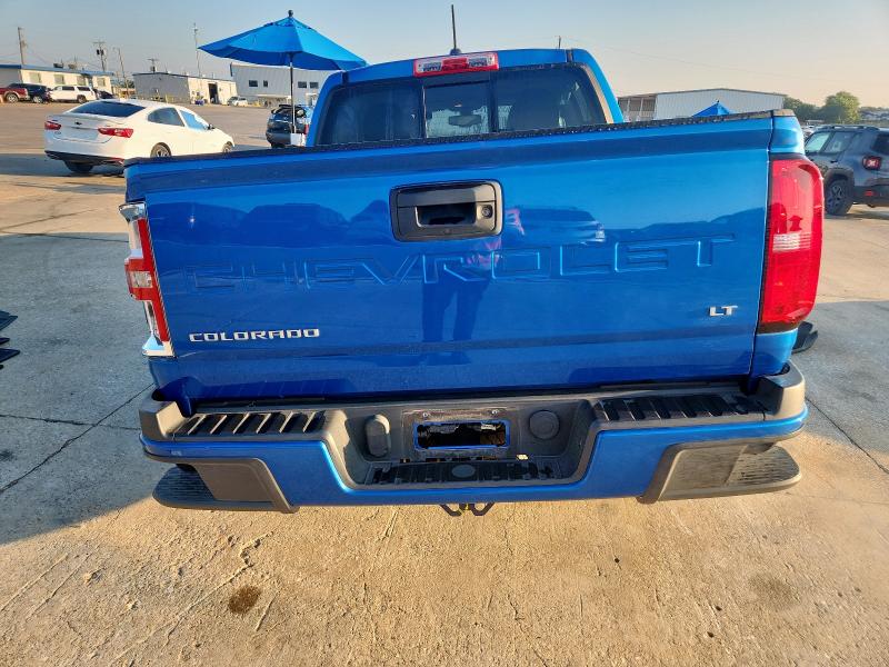 1GCGSCEA0N1300828 - 2022 CHEVROLET COLORADO LT BLUE photo 6