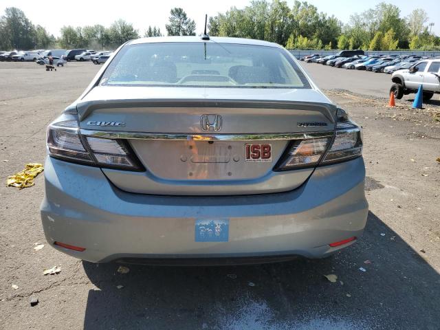 19XFB4F2XDE202555 - 2013 HONDA CIVIC HYBRID Blau Foto 6