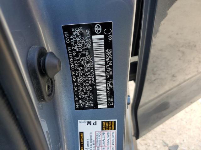 JTDS4MCE6NJ085892 - 2022 TOYOTA COROLLA SE BLUE photo 12