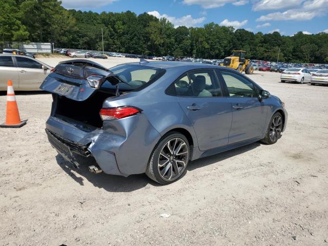 JTDS4MCE6NJ085892 - 2022 TOYOTA COROLLA SE BLUE photo 3