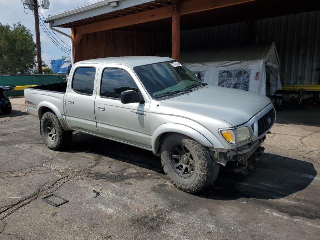 5TEHN72N44Z392413 - 2004 TOYOTA TACOMA DOUBLE CAB SILVER photo 4