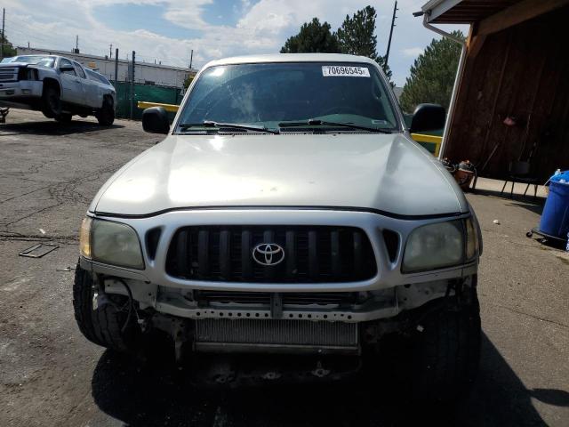 5TEHN72N44Z392413 - 2004 TOYOTA TACOMA DOUBLE CAB SILVER photo 5