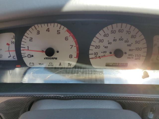 5TEHN72N44Z392413 - 2004 TOYOTA TACOMA DOUBLE CAB SILVER photo 9