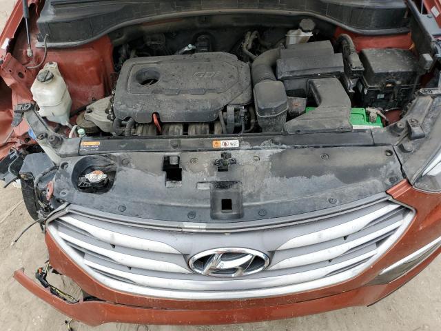 5XYZUDLB8HG487843 - 2017 HYUNDAI SANTA FE SPORT ORANGE photo 12