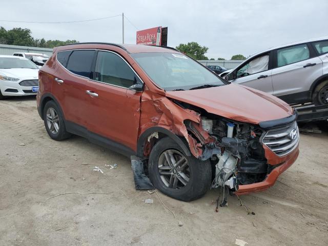 5XYZUDLB8HG487843 - 2017 HYUNDAI SANTA FE SPORT ORANGE photo 4