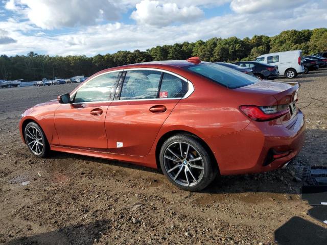 WBA5R7C59KAJ84912 - 2019 BMW 330XI ORANGE photo 2