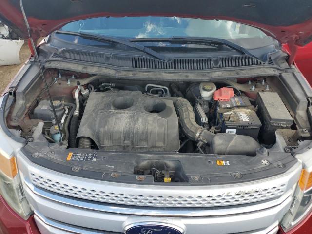 1FM5K7D93EGB50163 - 2014 FORD EXPLORER XLT MAROON photo 11