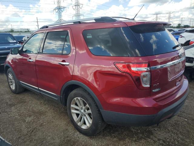 1FM5K7D93EGB50163 - 2014 FORD EXPLORER XLT MAROON photo 2