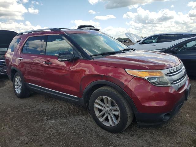 1FM5K7D93EGB50163 - 2014 FORD EXPLORER XLT MAROON photo 4