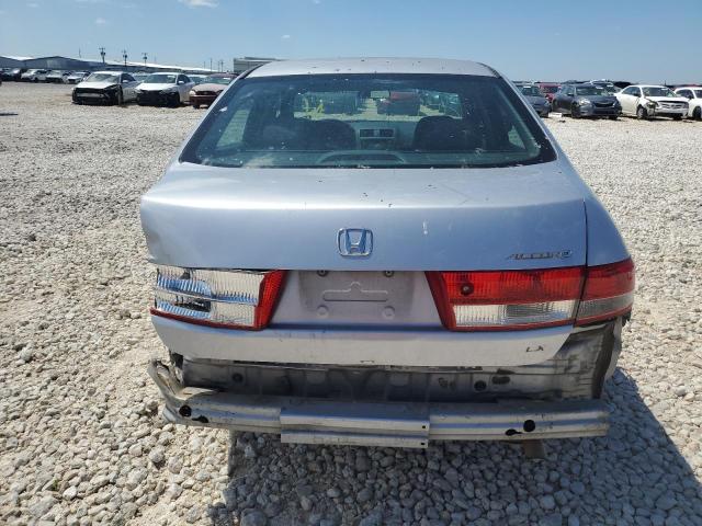 1HGCM56354A140322 - 2004 HONDA ACCORD LX SILVER photo 6