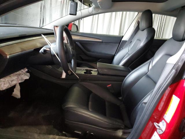 5YJ3E1EA8NF290468 - 2022 TESLA MODEL 3 红色 照片 7