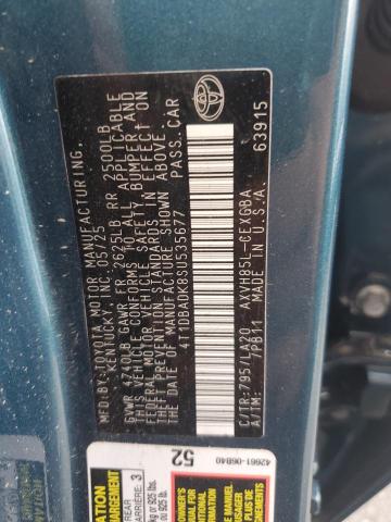 4T1DBADK8SU535677 - 2025 TOYOTA CAMRY XSE BLUE photo 12