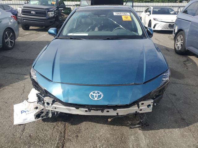 4T1DBADK8SU535677 - 2025 TOYOTA CAMRY XSE BLUE photo 5