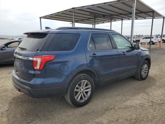 1FM5K7B80GGA25795 - 2016 FORD EXPLORER BLUE photo 3