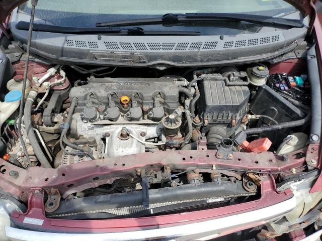 1HGFA16517L039657 - 2007 HONDA CIVIC LX أحمر صورة 11