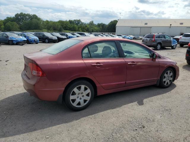 1HGFA16517L039657 - 2007 HONDA CIVIC LX أحمر صورة 3