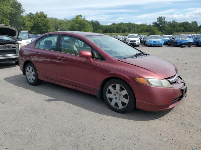 1HGFA16517L039657 - 2007 HONDA CIVIC LX أحمر صورة 4