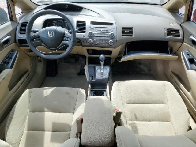 1HGFA16517L039657 - 2007 HONDA CIVIC LX أحمر صورة 8