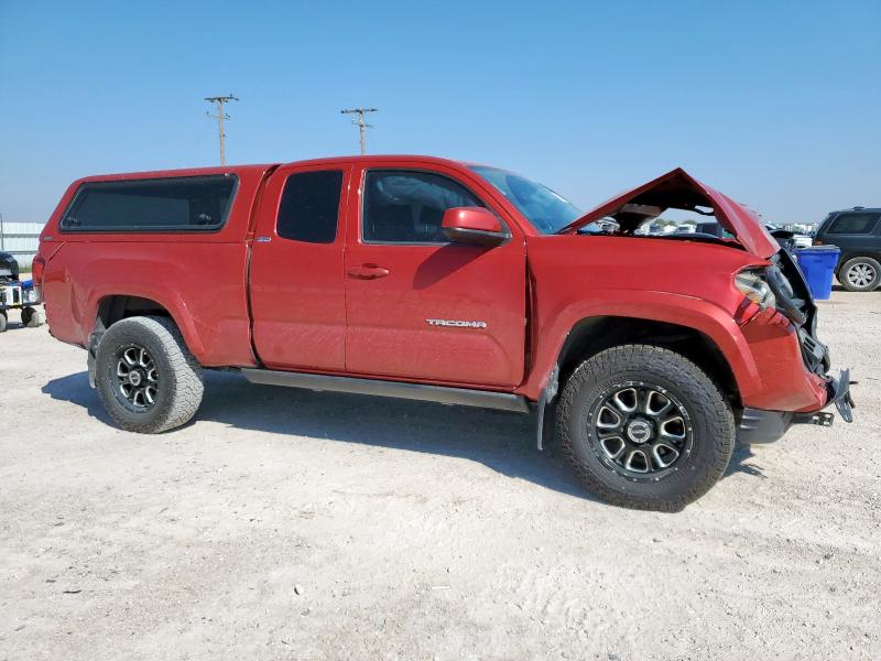 5TFSZ5AN6JX157420 - 2018 TOYOTA TACOMA ACCESS CAB Czerwony zdjęcie 4