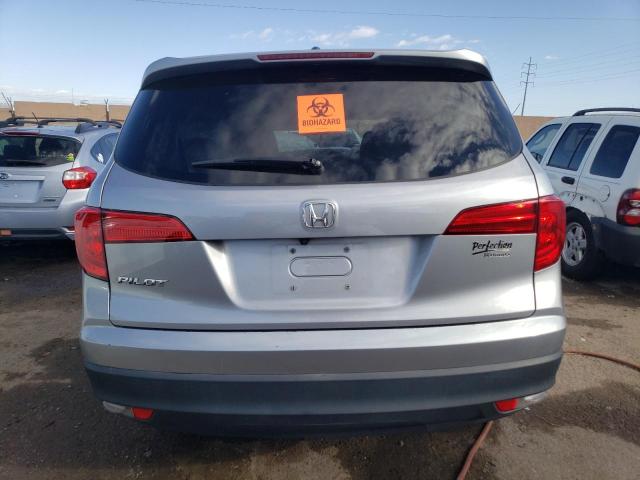 5FNYF5H58JB027089 - 2018 HONDA PILOT EXL SILVER photo 6