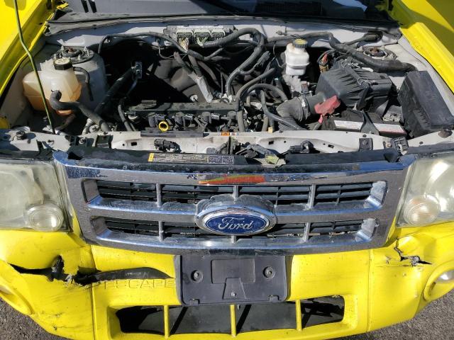 1FMCU0D76BKB46558 - 2011 FORD ESCAPE XLT YELLOW photo 12