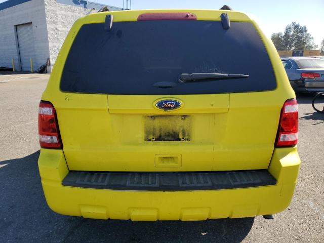 1FMCU0D76BKB46558 - 2011 FORD ESCAPE XLT YELLOW photo 6