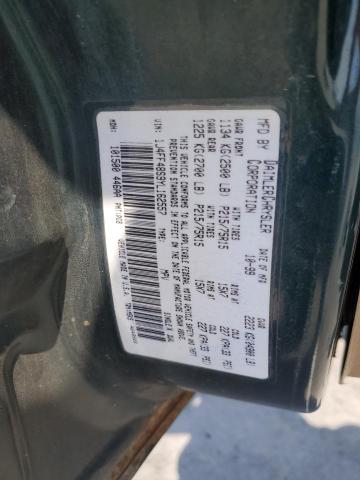 1J4FF48S9YL162557 - 2000 JEEP CHEROKEE SPORT მწვანე ფოტო 14