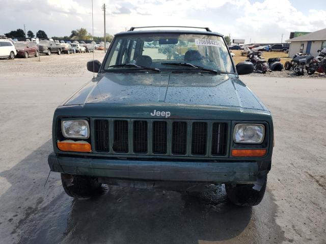 1J4FF48S9YL162557 - 2000 JEEP CHEROKEE SPORT მწვანე ფოტო 5