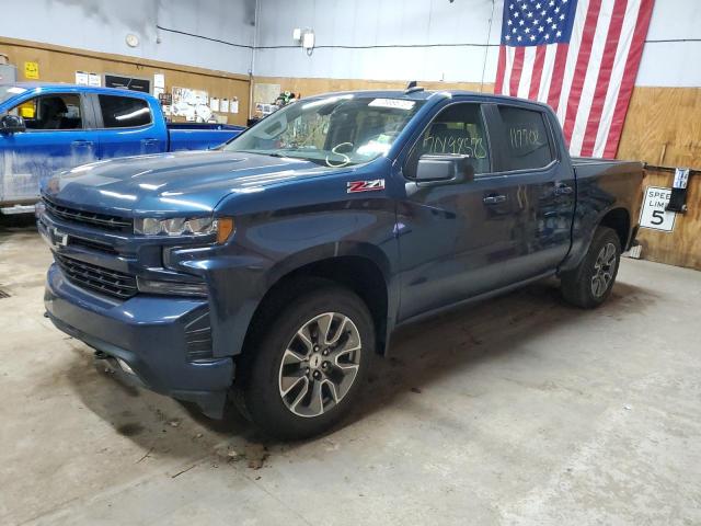 1GCUYEEDXKZ241596 - 2019 CHEVROLET SILVERADO K1500 RST BLUE photo 1