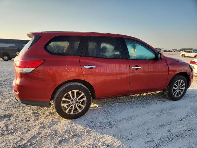 5N1AR2MN8EC669355 - 2014 NISSAN PATHFINDER S RED photo 3