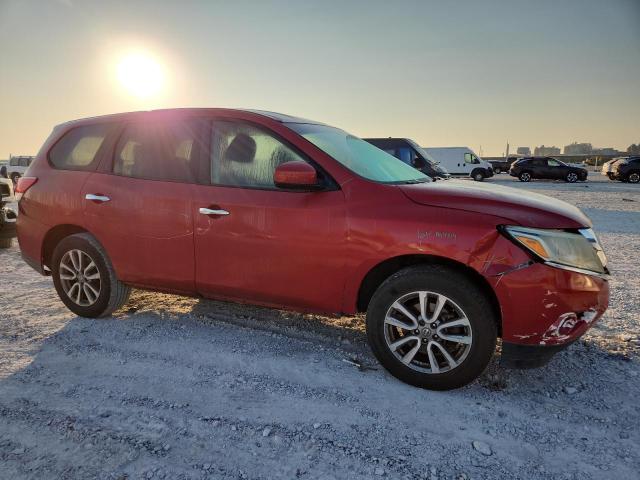 5N1AR2MN8EC669355 - 2014 NISSAN PATHFINDER S RED photo 4