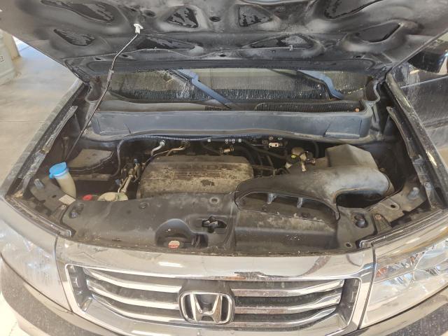 5FNYF4H54CB007693 - 2012 HONDA PILOT EXL BLACK photo 12