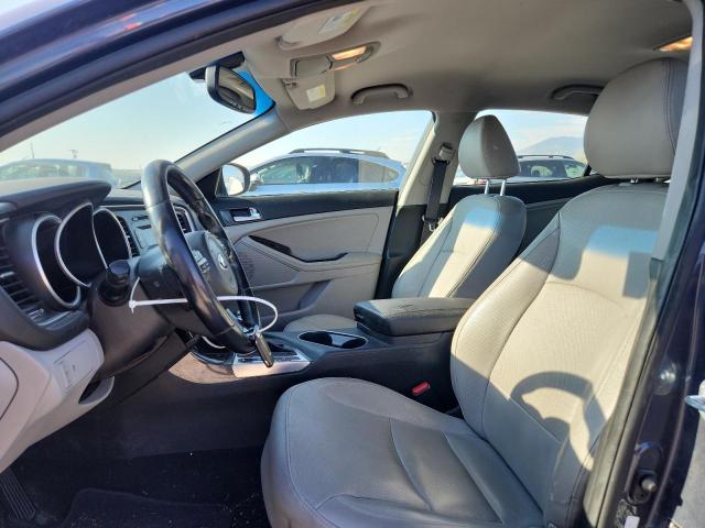 5XXGN4A75FG463293 - 2015 KIA OPTIMA EX GRAY photo 8