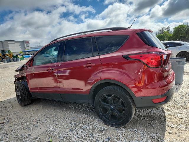 1FMCU0J92KUB95508 - 2019 FORD ESCAPE TITANIUM 红色 照片 2
